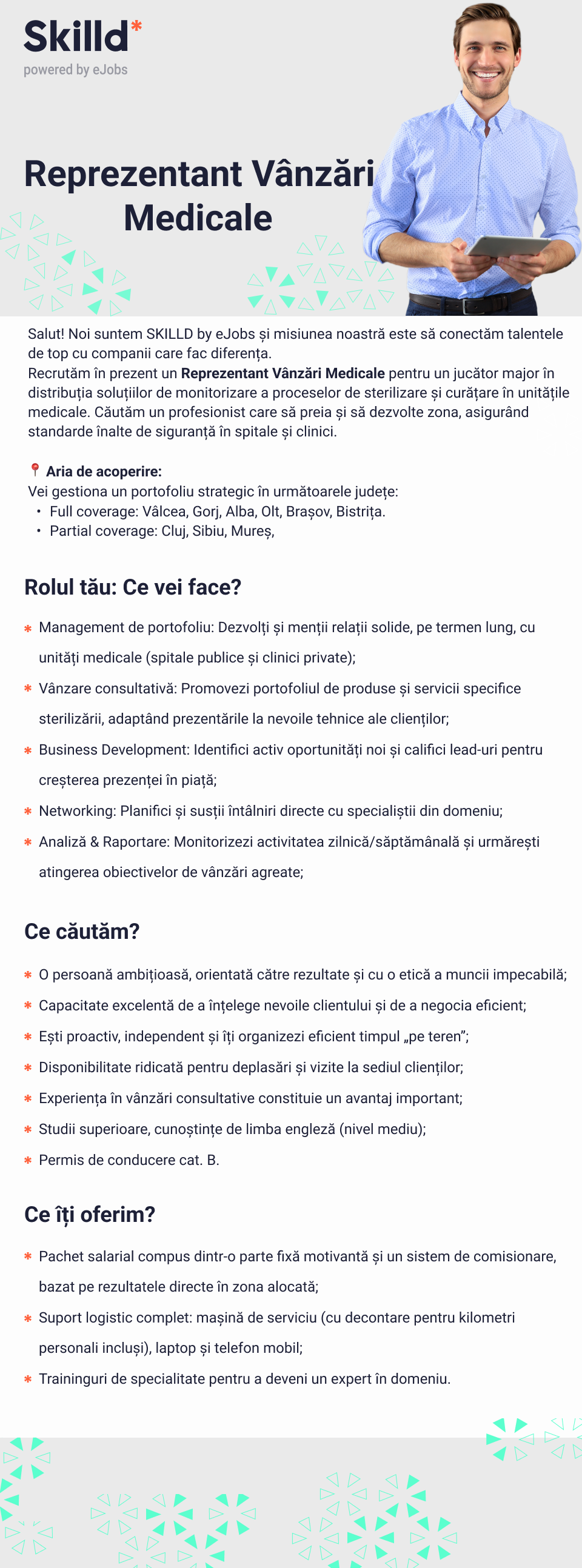 Reprezentant Vanzari Medicale