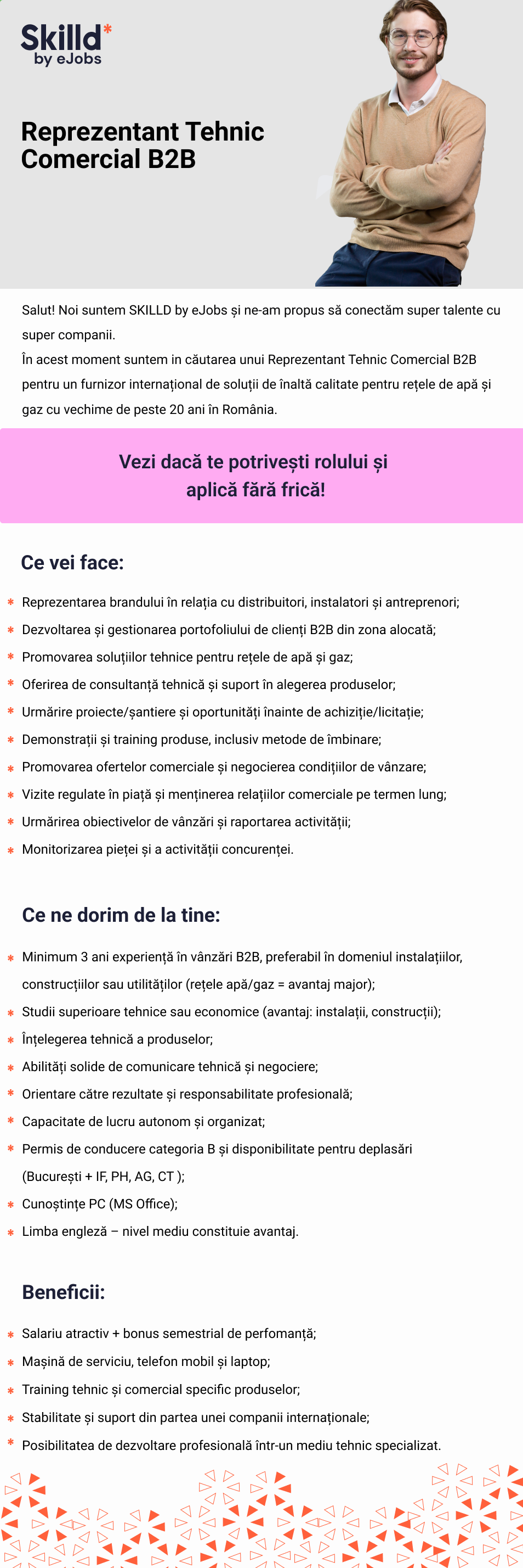 Reprezentant Tehnic Comercial B2B