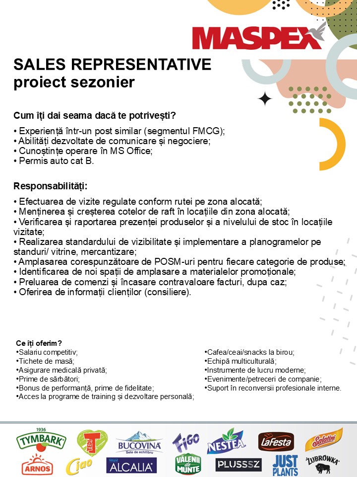 SALES REPRESENTATIVE - SEZONIER