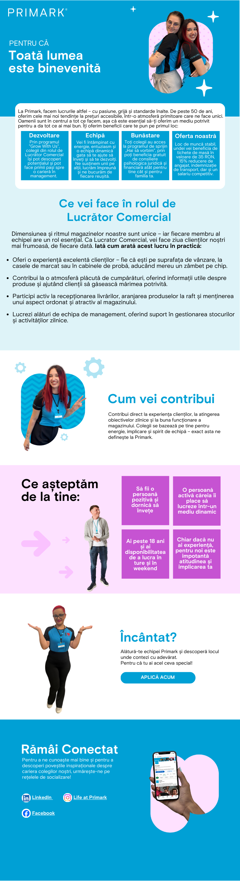 Lucrator comercial Iulius Mall Timisoara