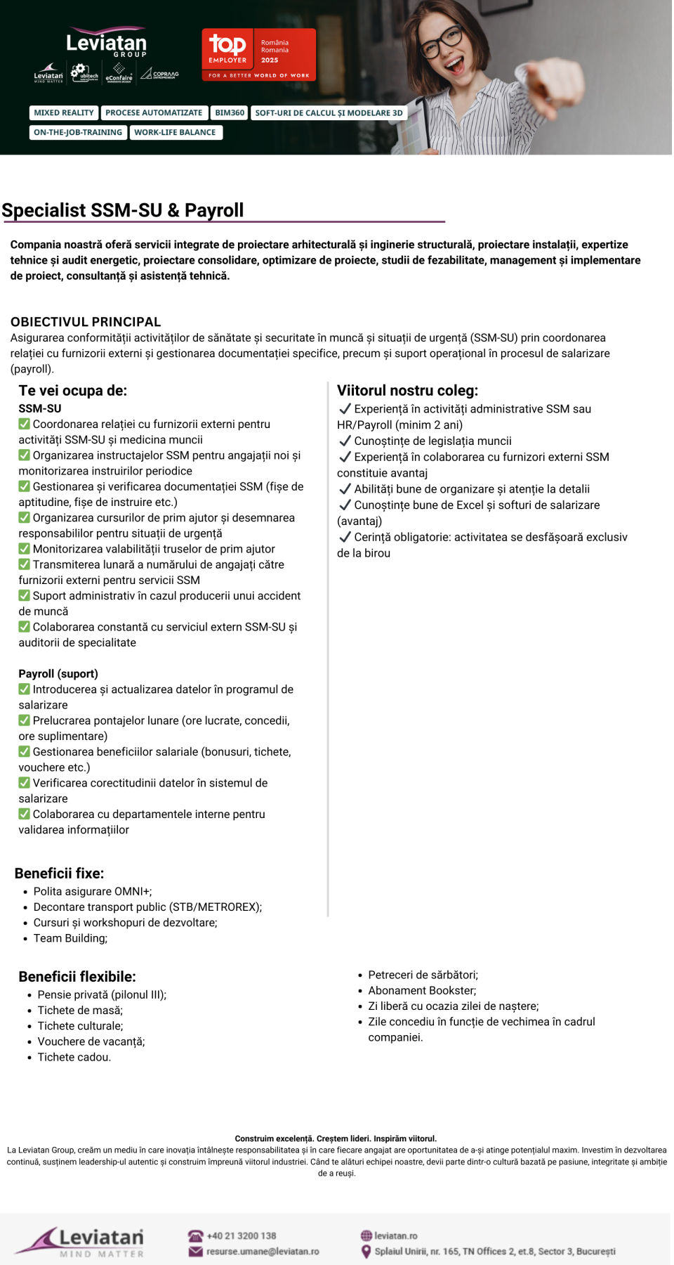 Specialist SSM-SU & Payroll