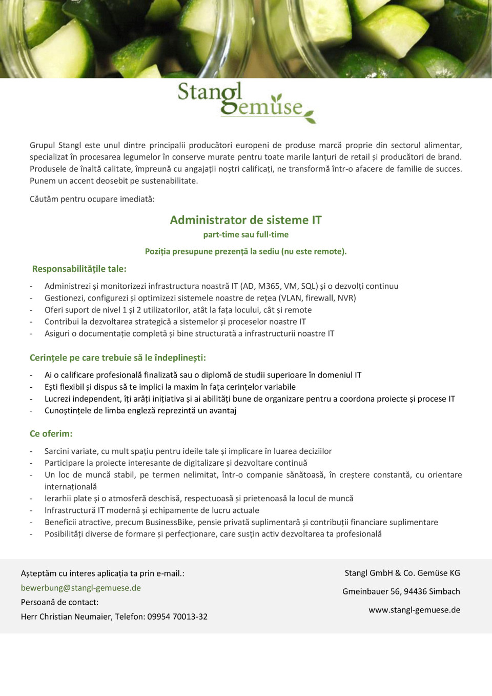 Administrator de sisteme IT