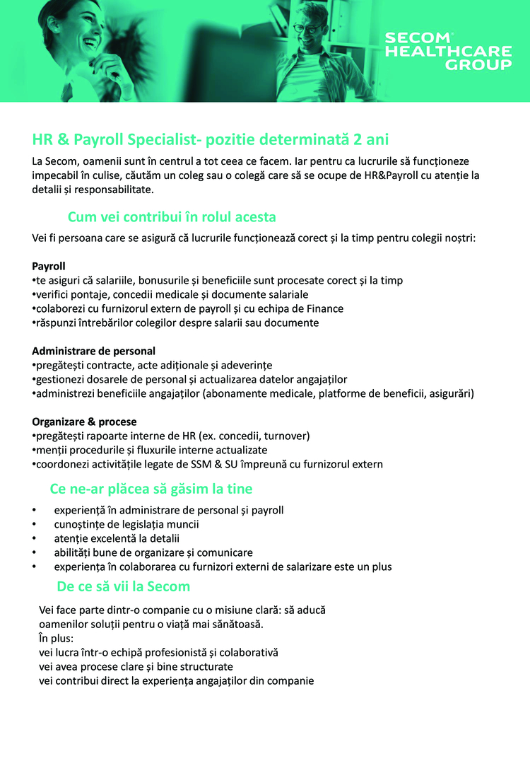 HR & Payroll Specialist