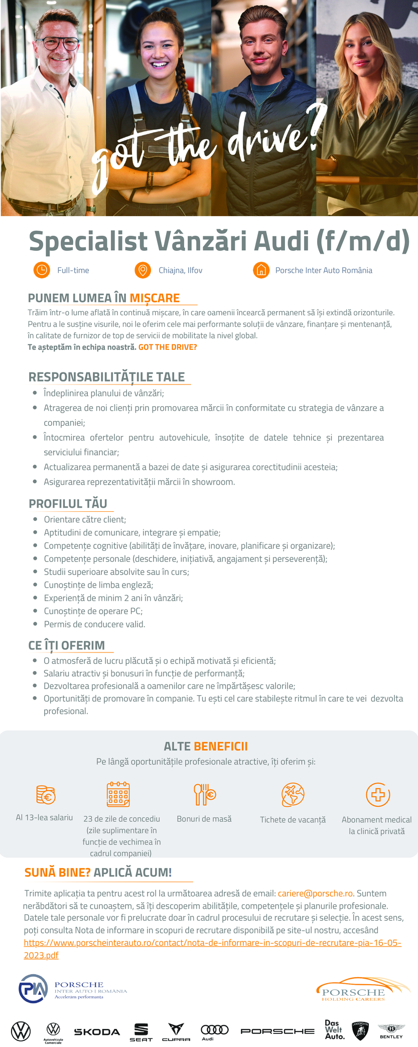 Specialist vanzari Audi (f/m/d/) - Porsche Inter Auto Vest 2
