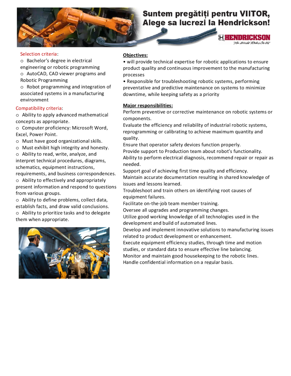 Job description image