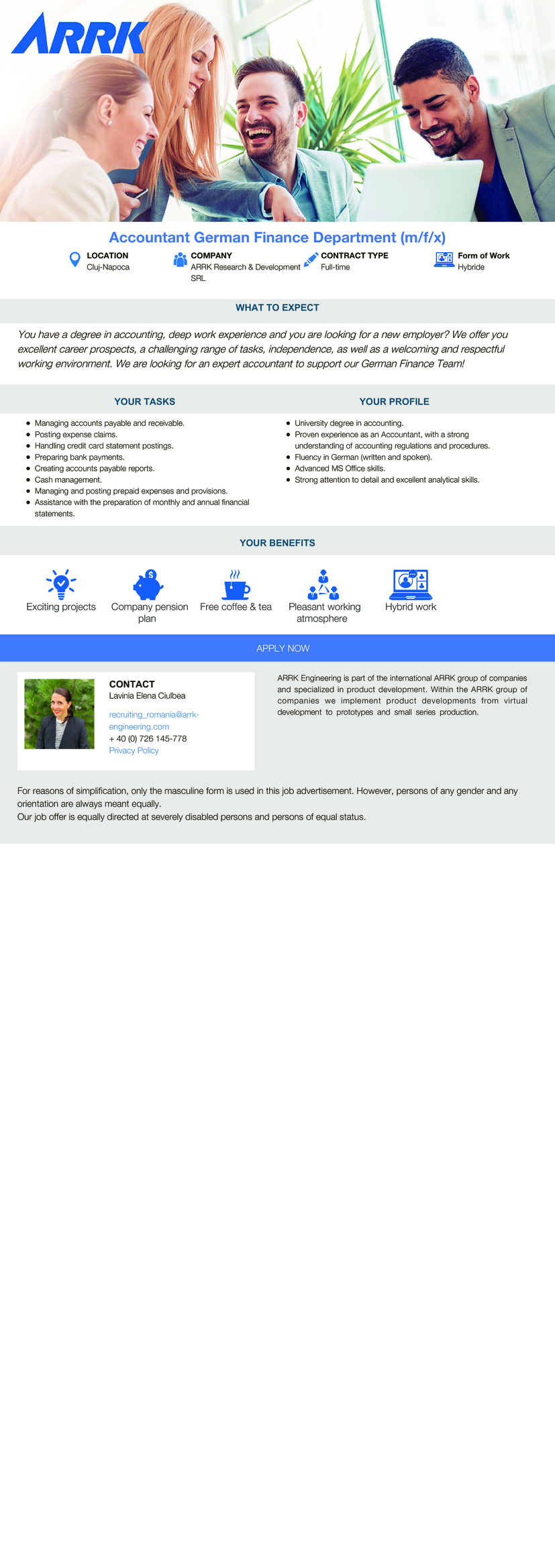 Accountant German Finance Department (m/f/x)