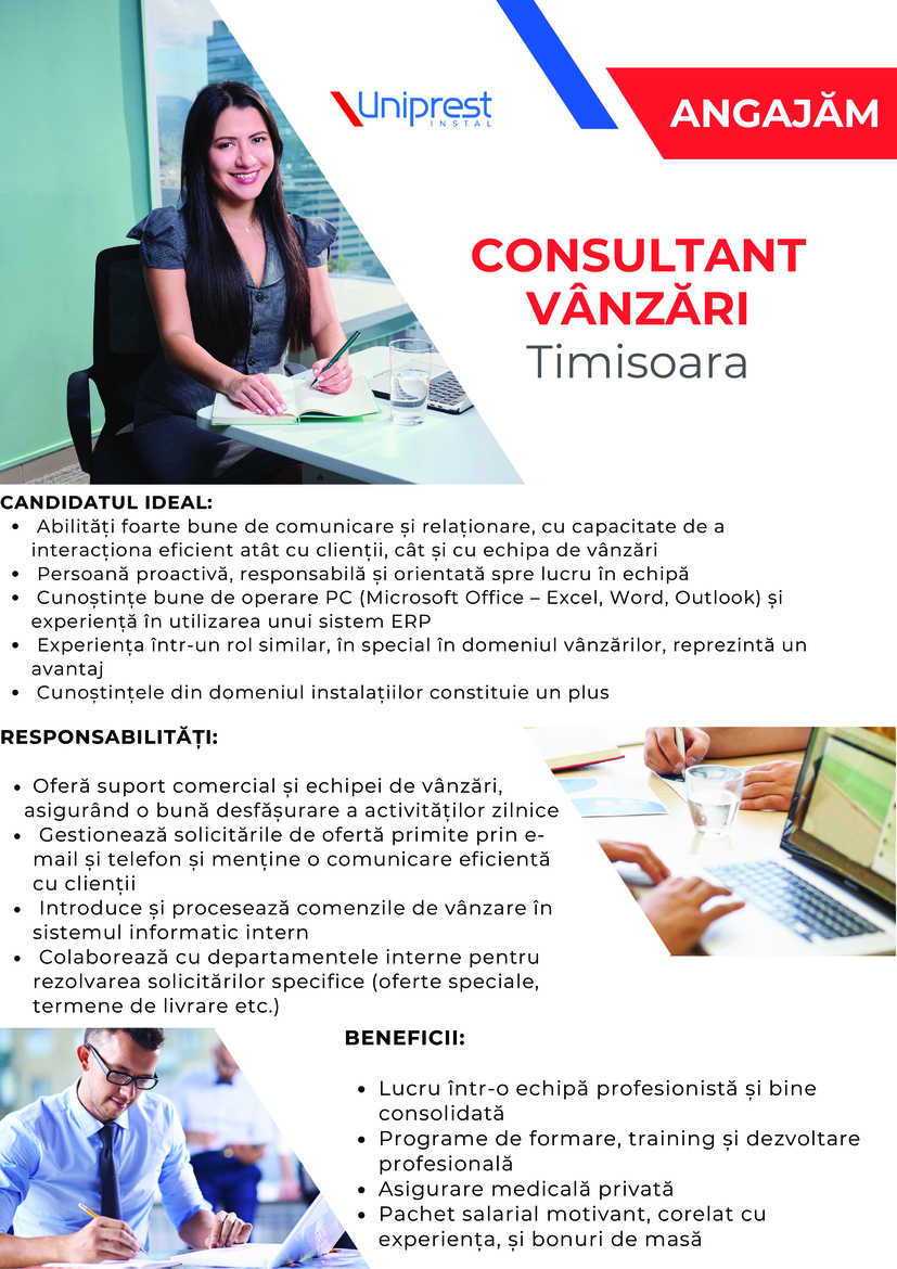 Consultant Vanzari