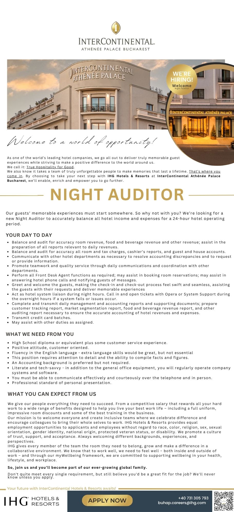 Night Auditor