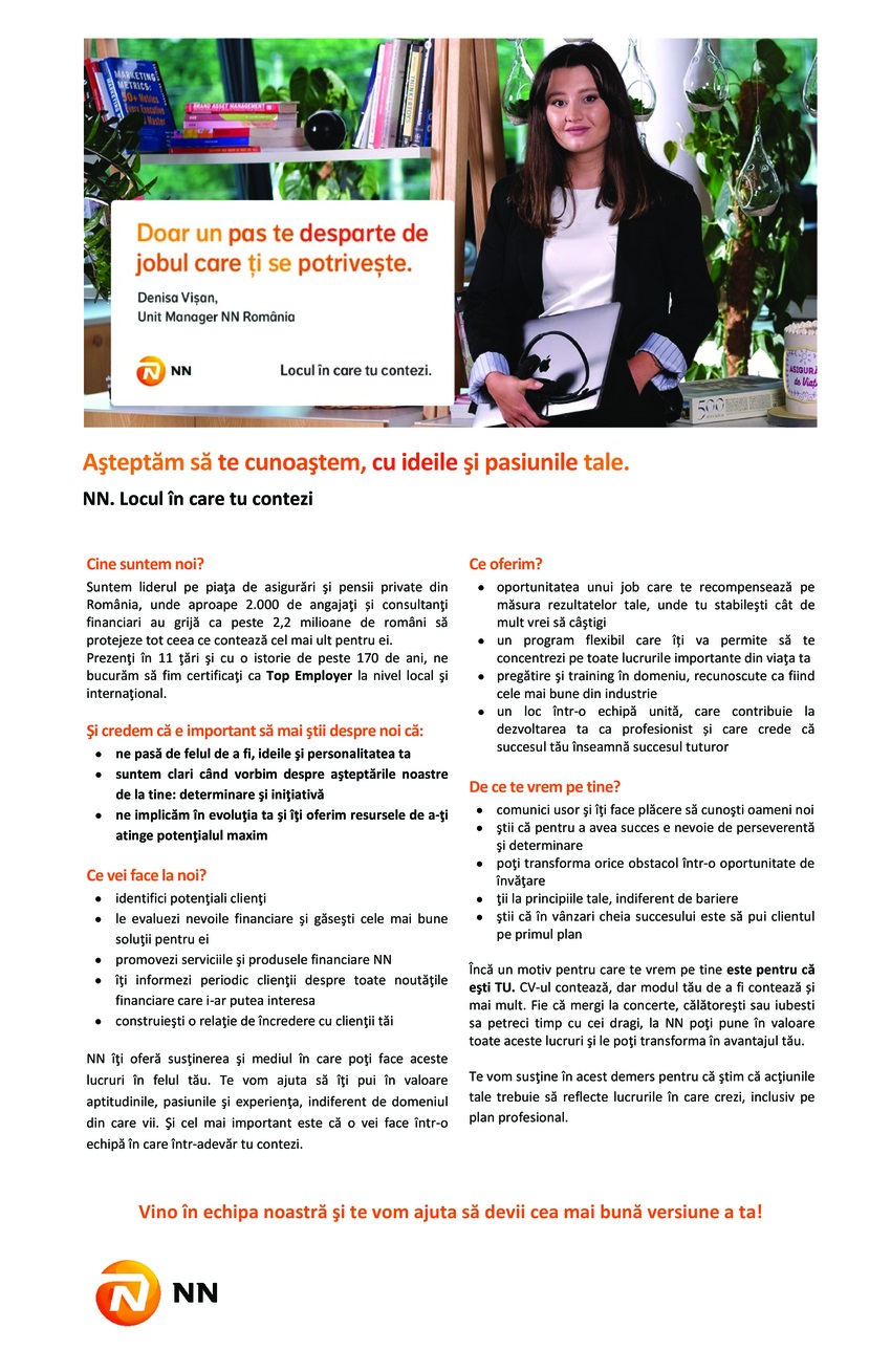 Consultant Financiar NN Brasov