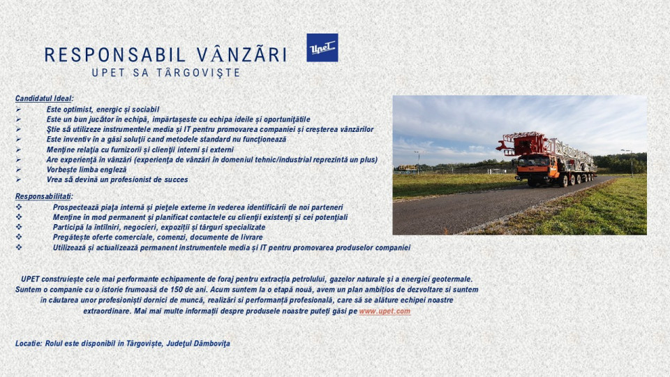 Responsabil Vanzari
