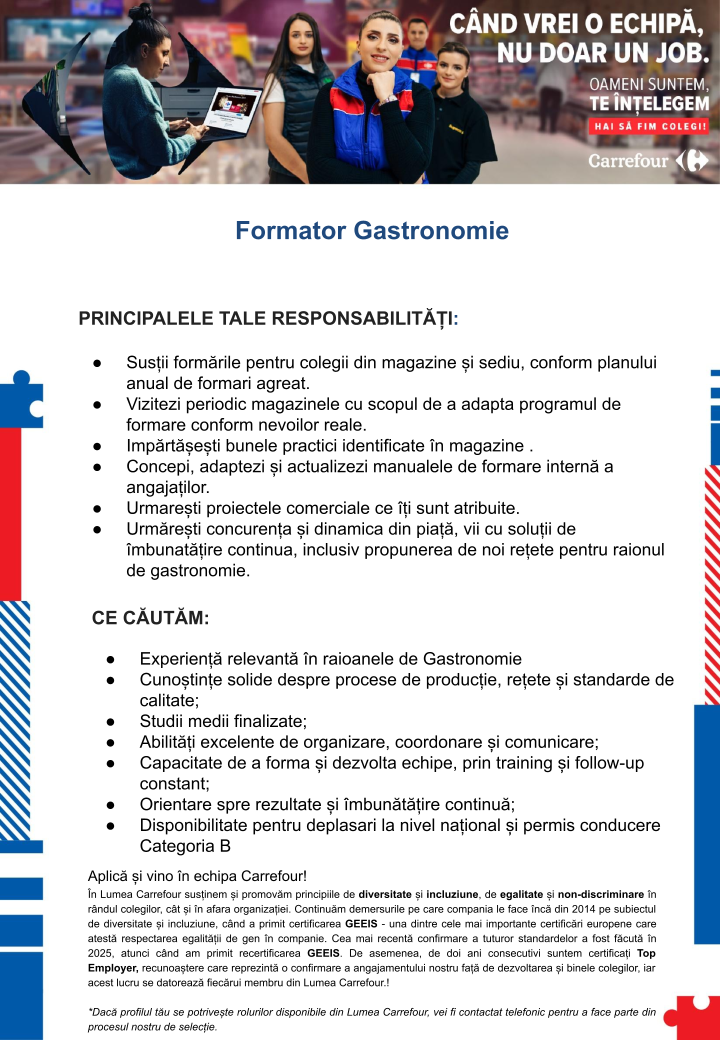 Formator Gastronomie