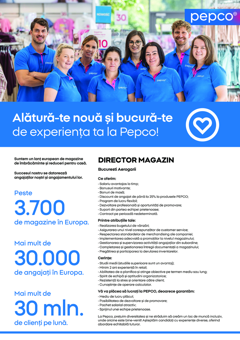 Director de Magazin Bucuresti Aerogarii