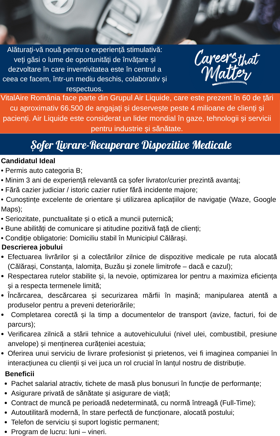 Sofer Livrare-Recuperare Dispozitive Medicale