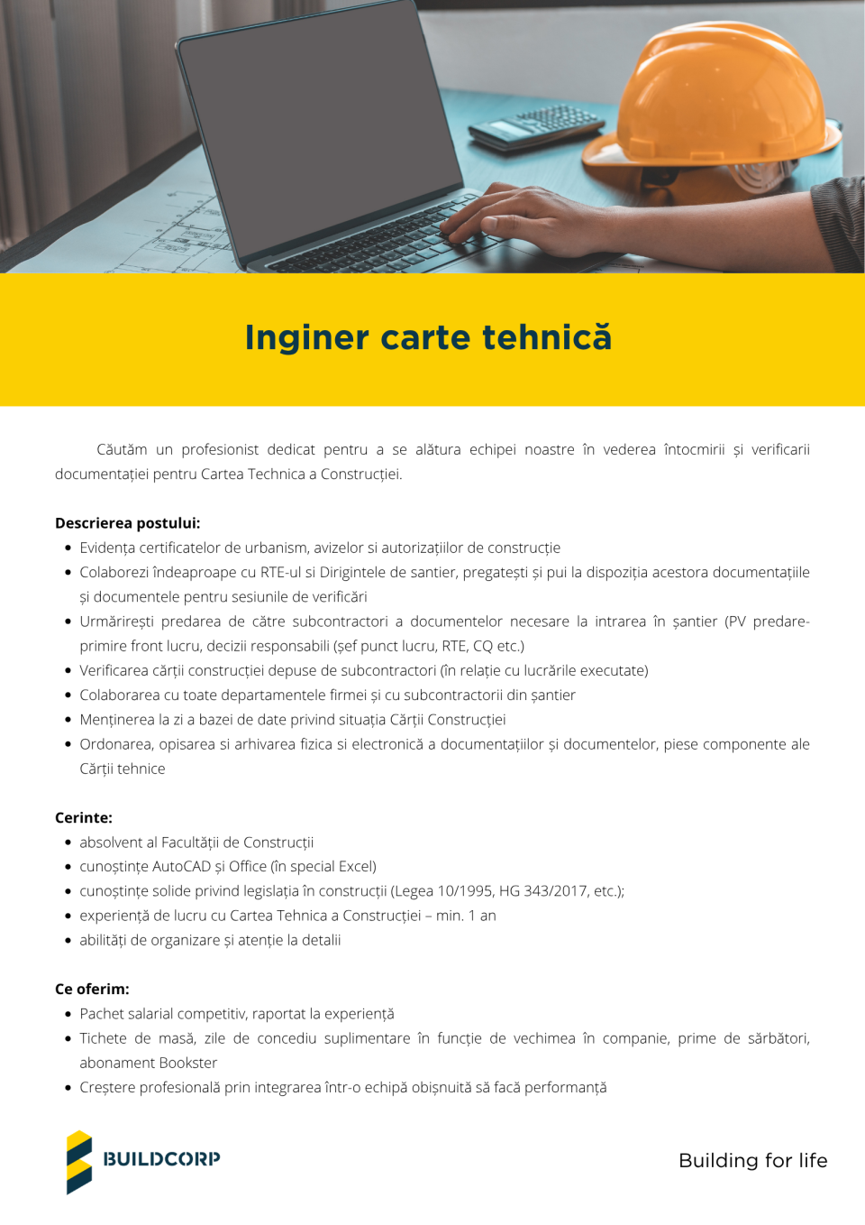Inginer carte tehnica