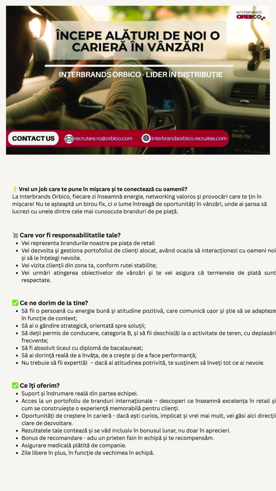 Sales Representative - Philip Morris - Bacau