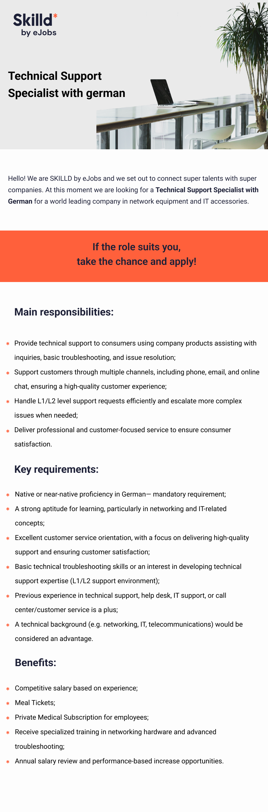 Job description image