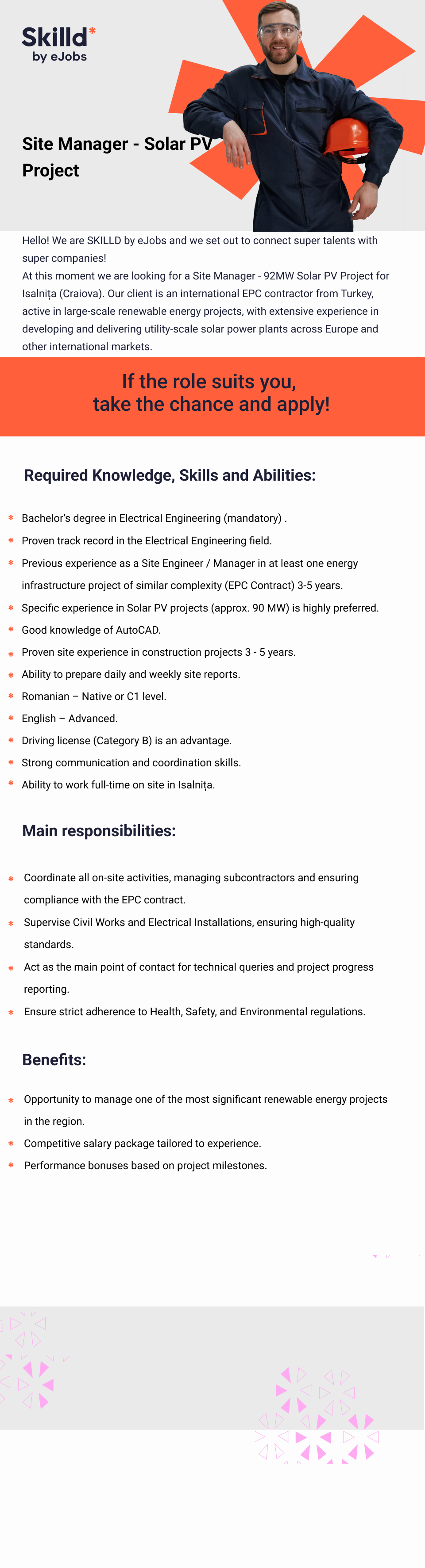 Electrical Site Manager