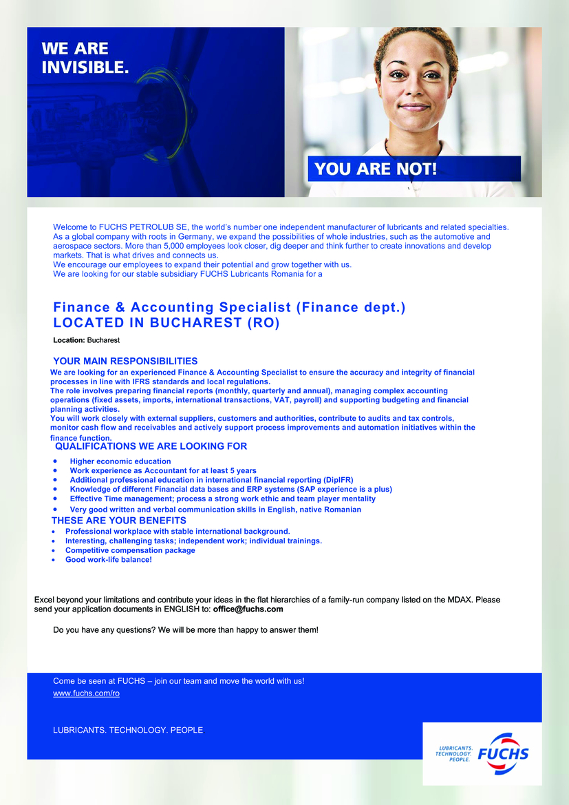 Finance & Accounting Specialist
