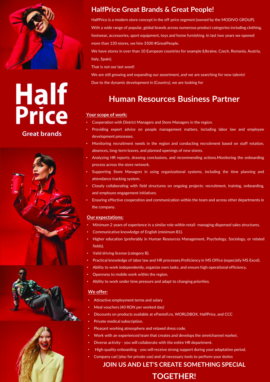 HR Business Partner f/m/d