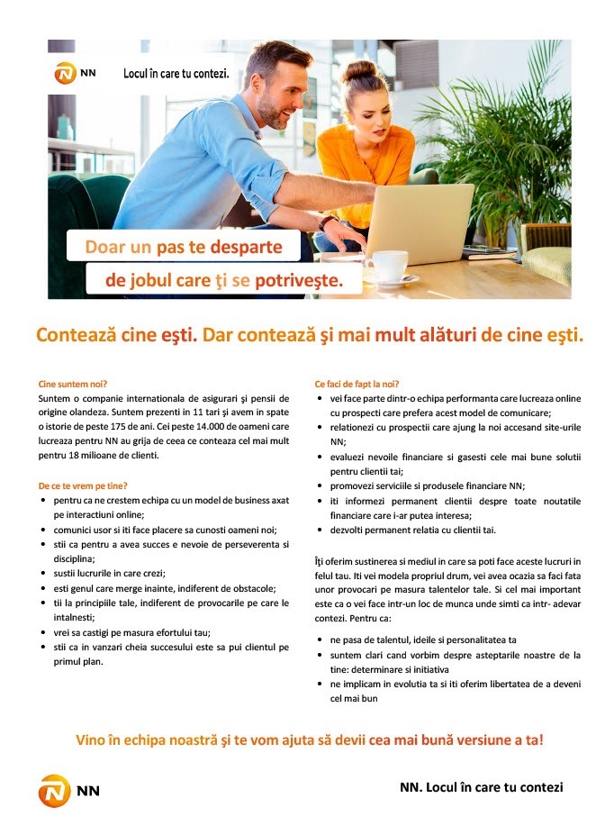 Consultant Vanzari Online