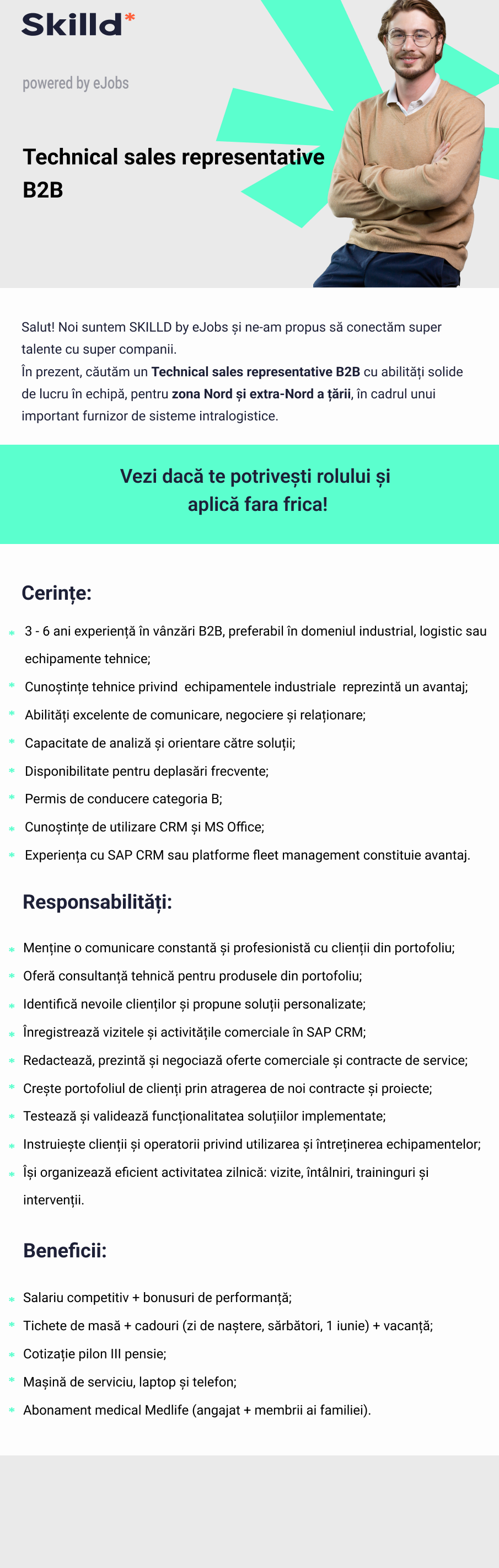 Technical sales representative B2B