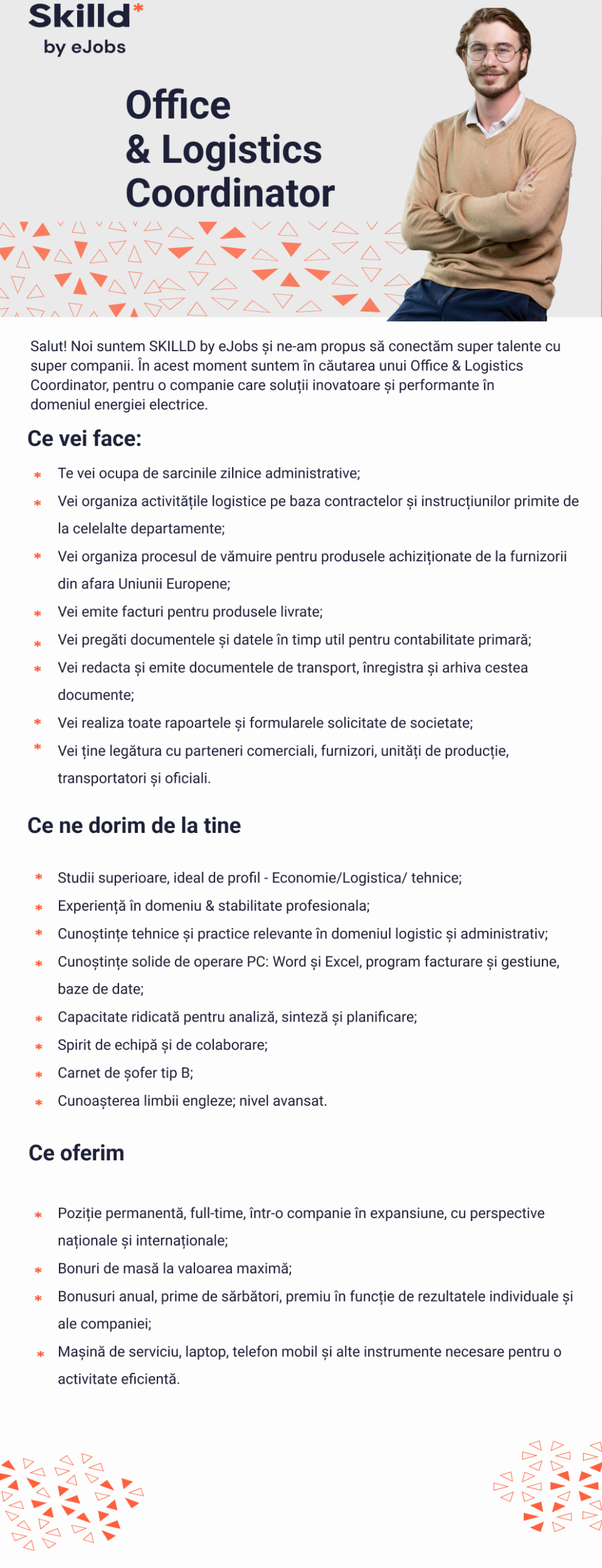 Office & Logistics
Coordinator