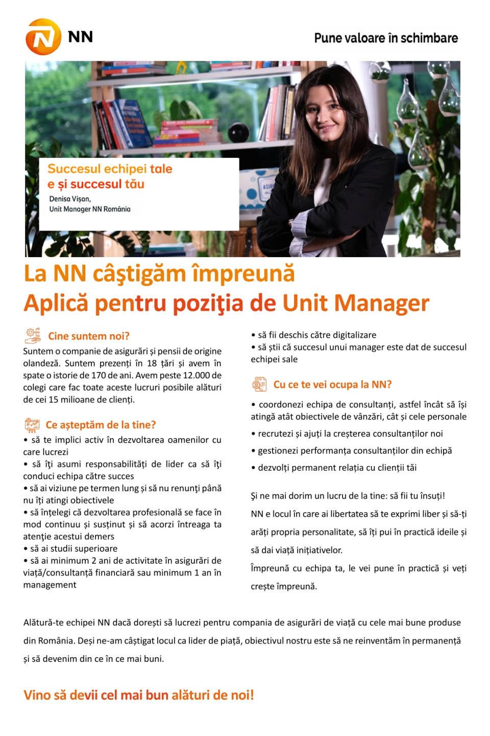 Manager de Echipa NN Agentia Pitesti
