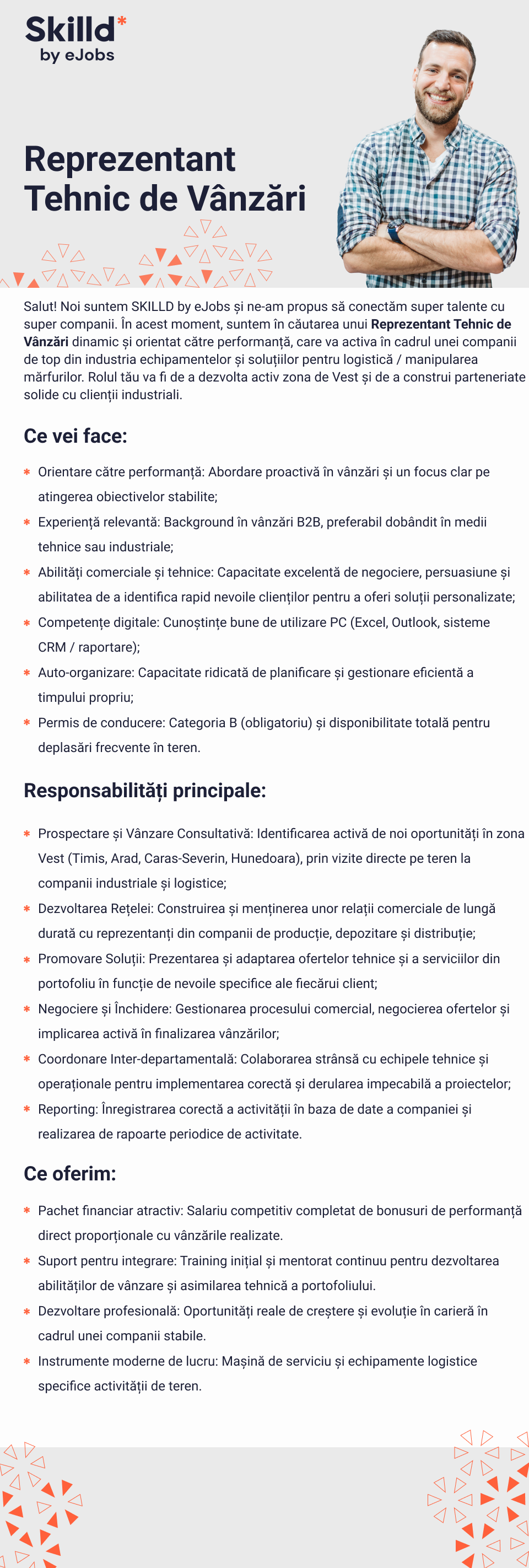 Reprezentant Tehnic de Vanzari