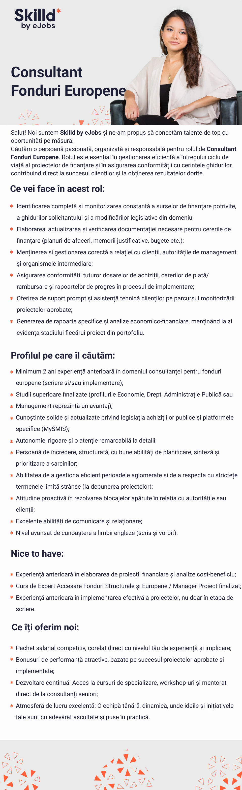 Consultant Fonduri Europene