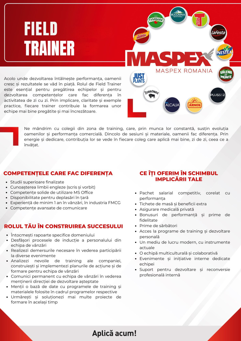 FIELD TRAINER (HR)