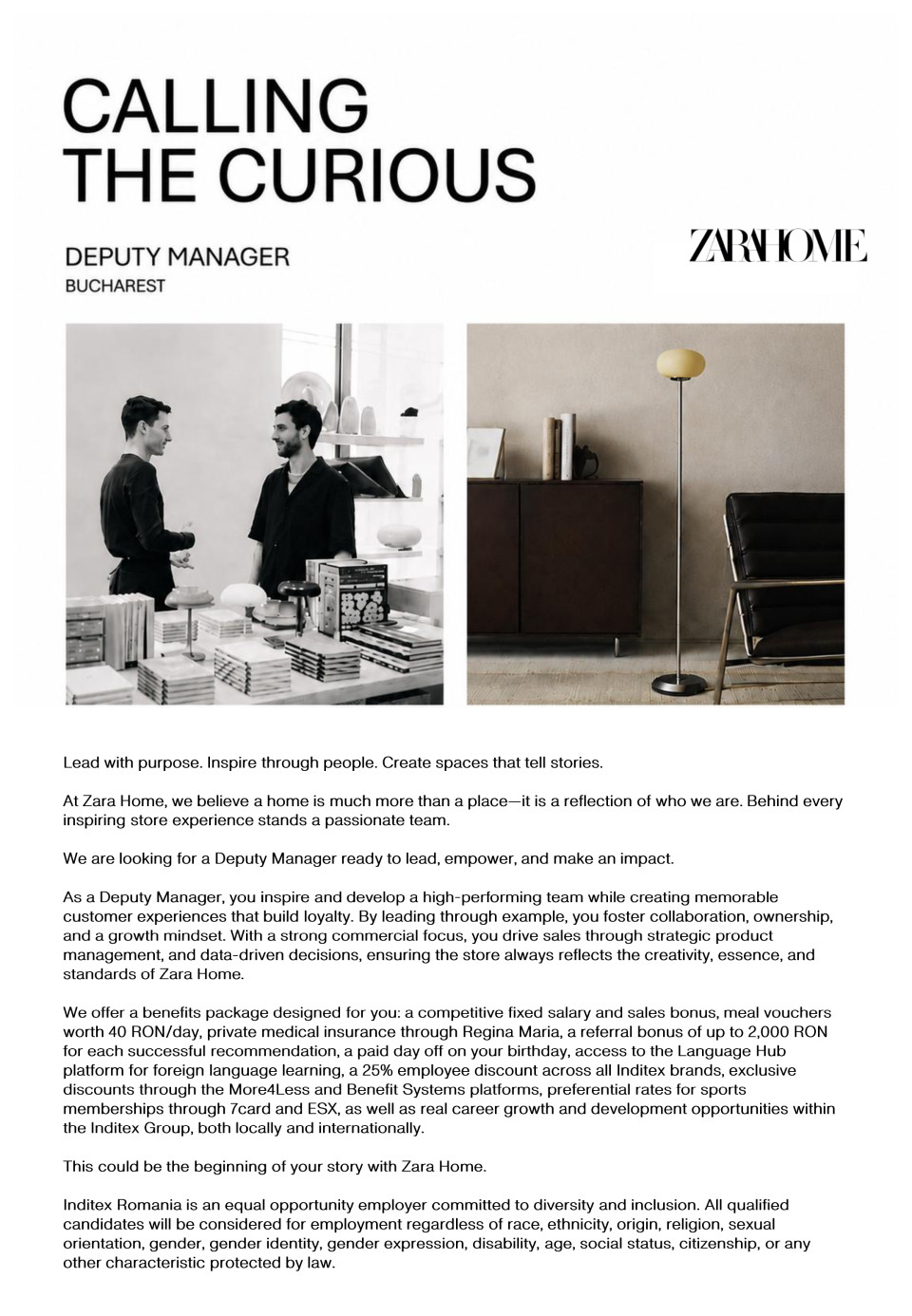 Deputy Store Manager