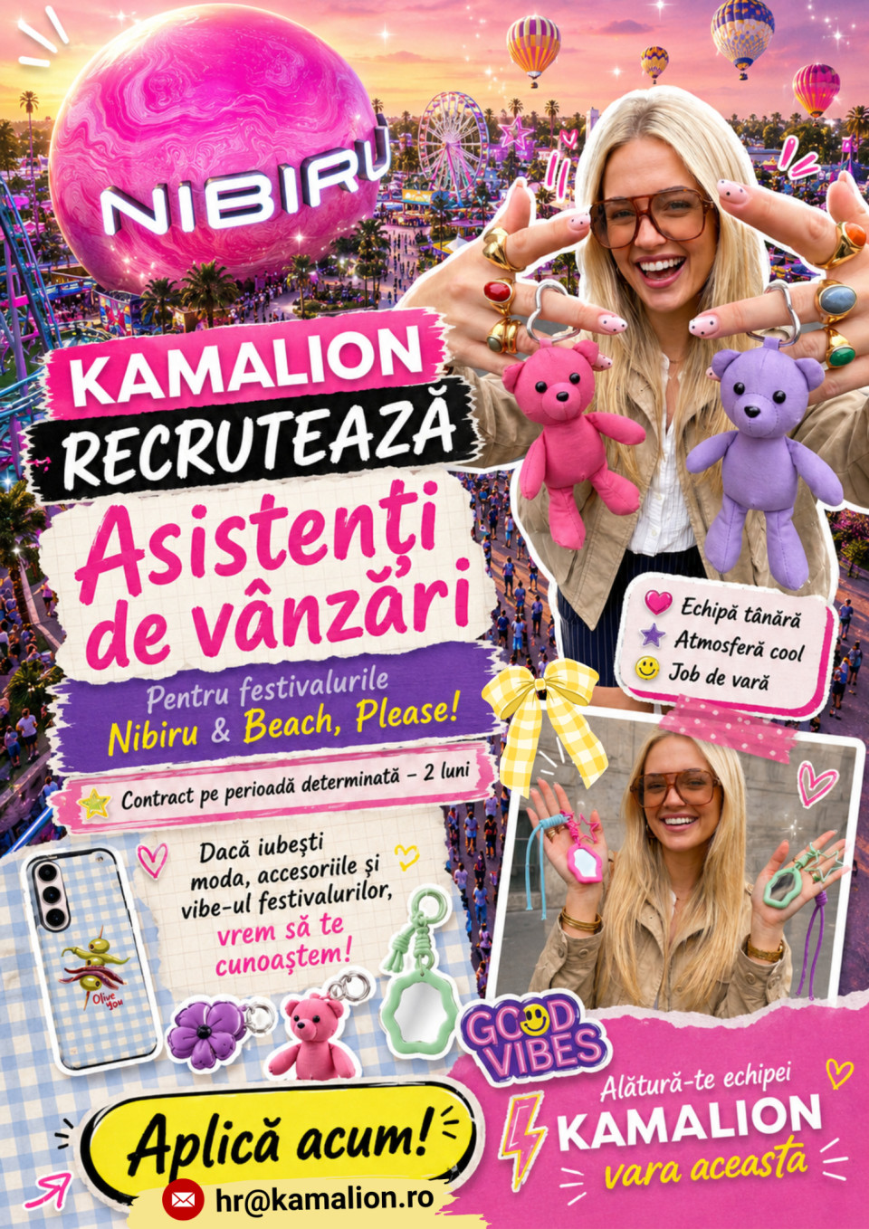 Asistent Vânzări (8h) Nibiru / Beach, Please!