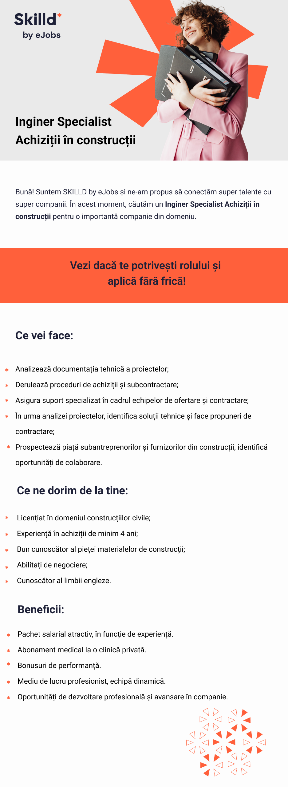 Inginer Specialist Achiziții în construcții