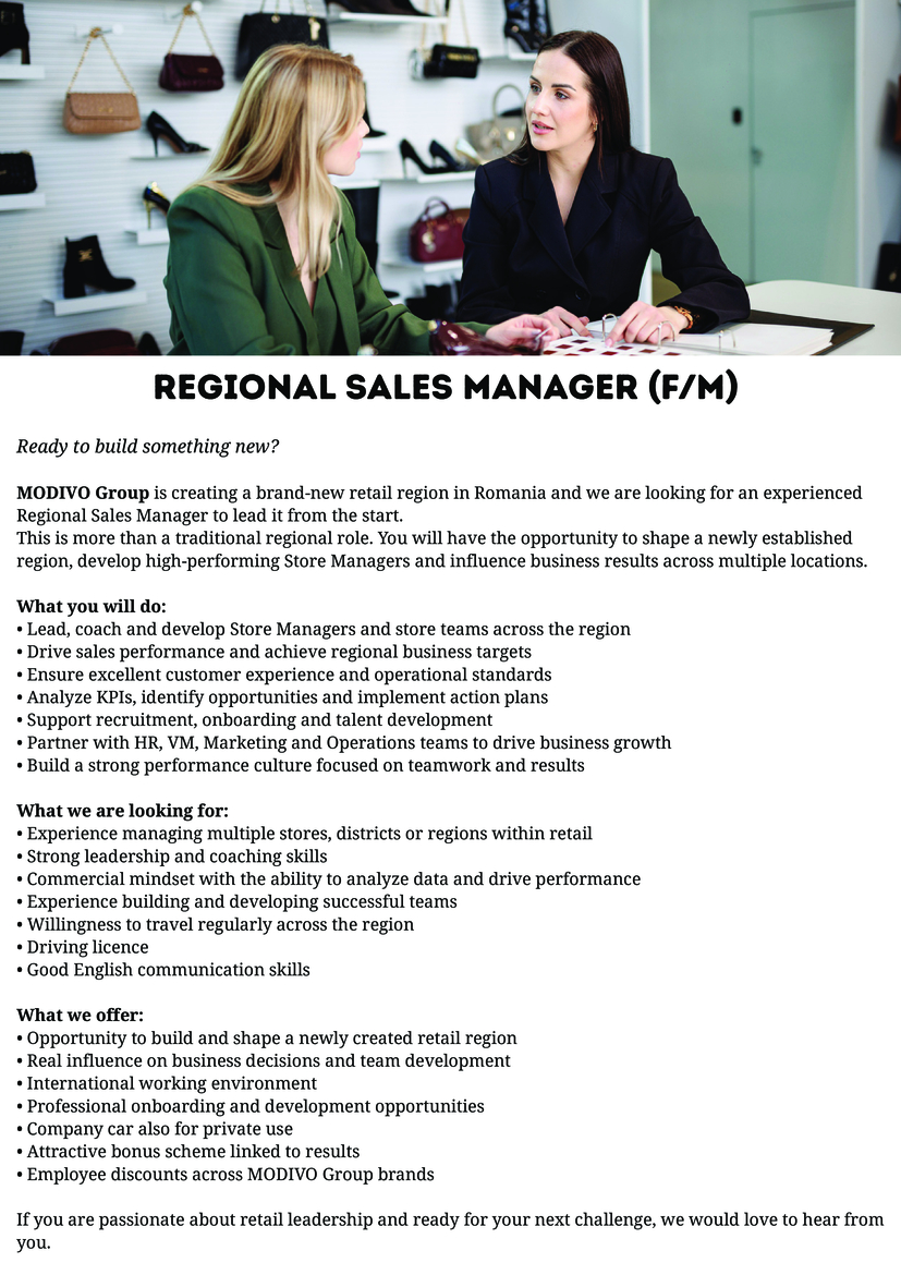 Regional Sales Manager (f/m/d)