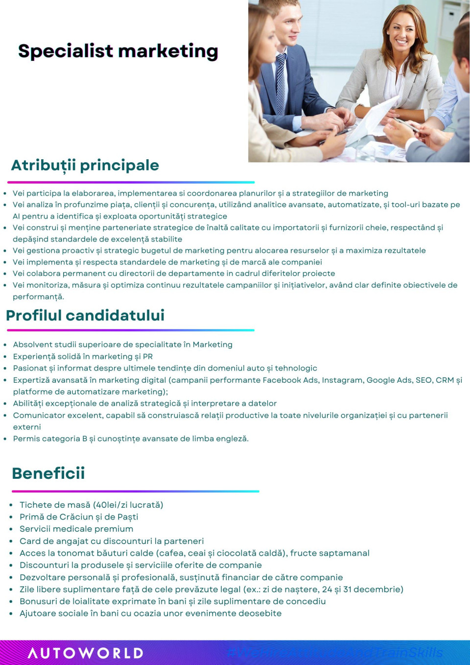 Specialist marketing