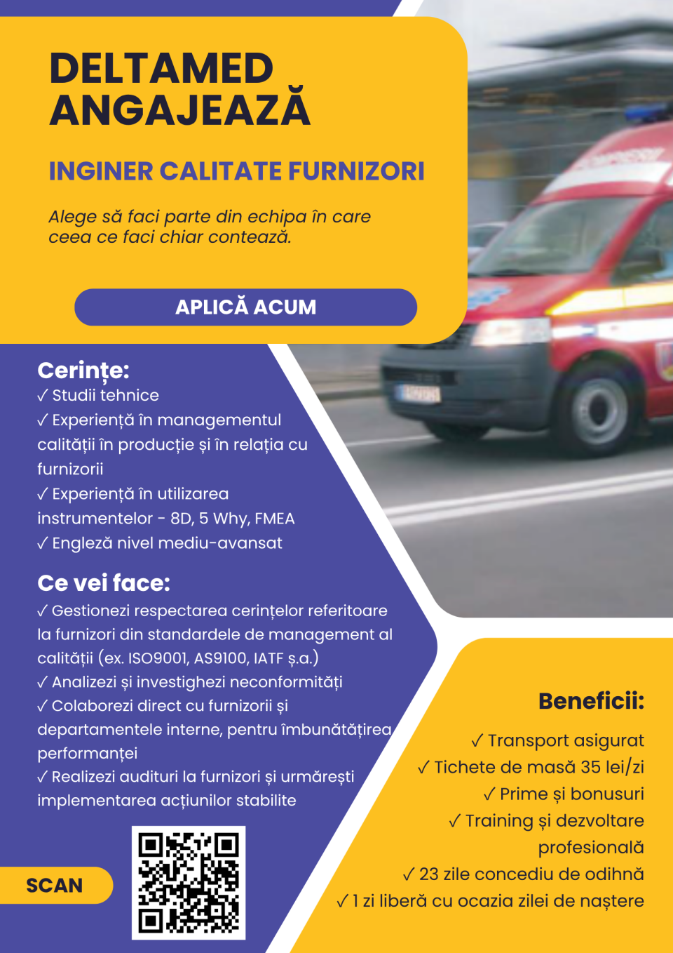 Inginer calitate furnizori