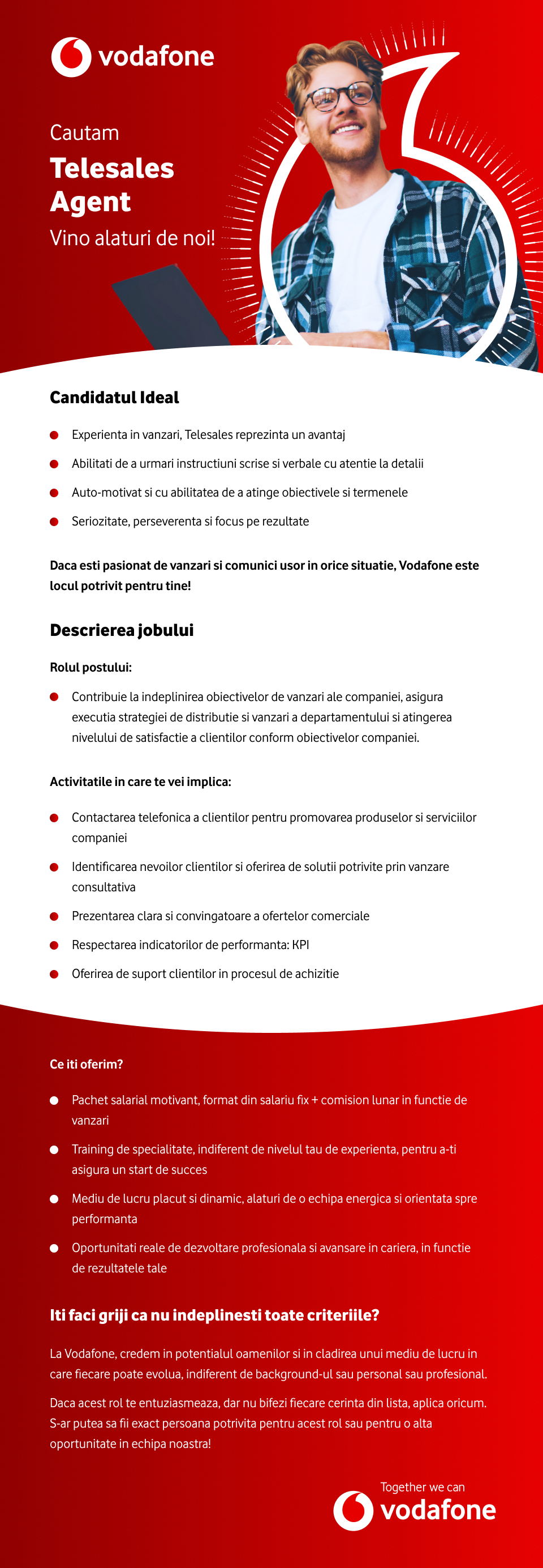 Telesales Agent, Cluj-Napoca