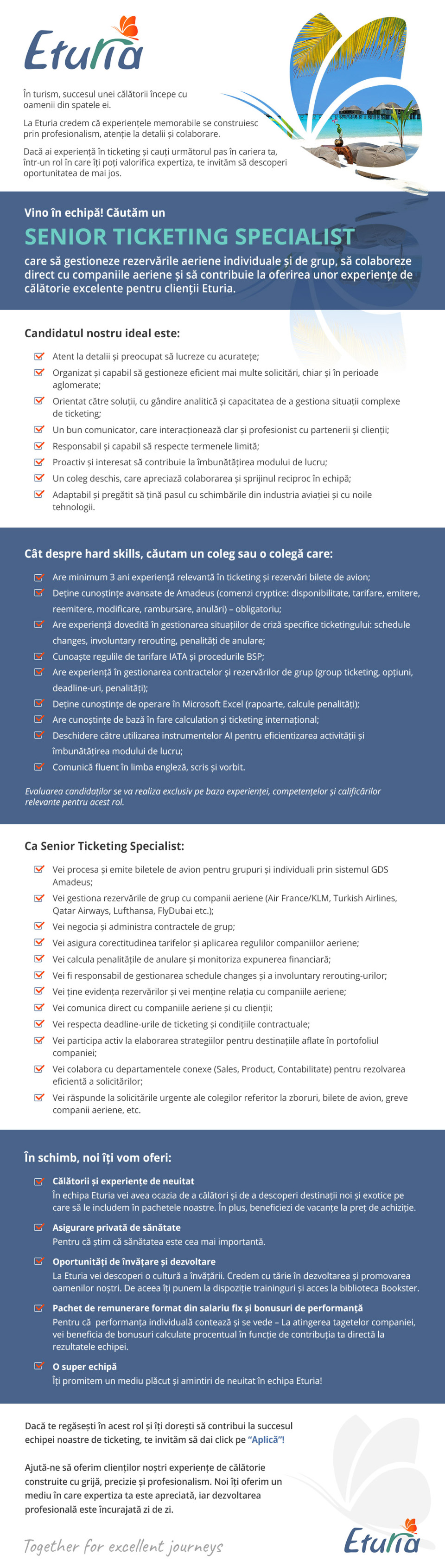 Senior Ticketing Specialist