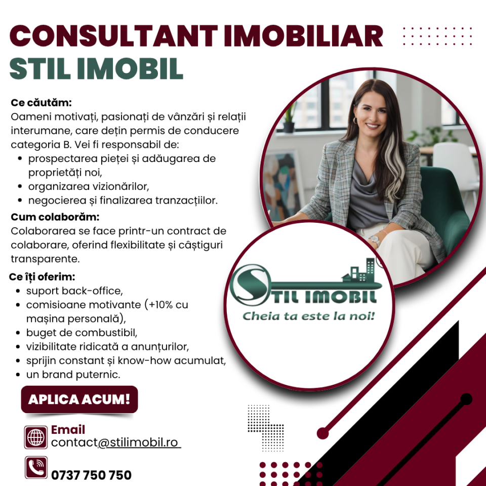 Consultant Imobiliar – Rol antreprenorial | Stil Imobil