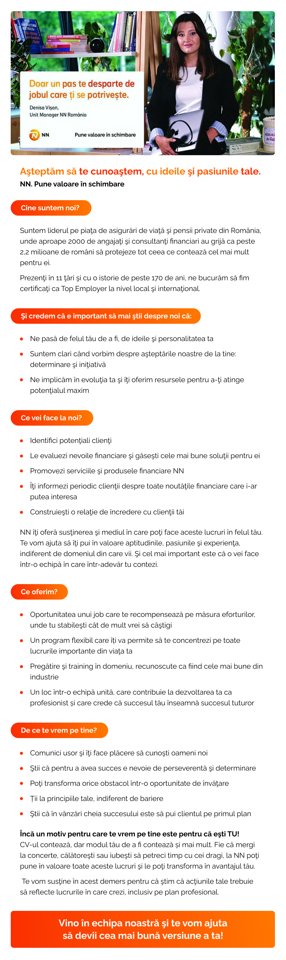 Consultant Financiar NN