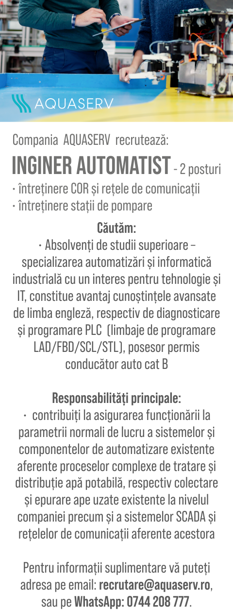 Inginer automatist
