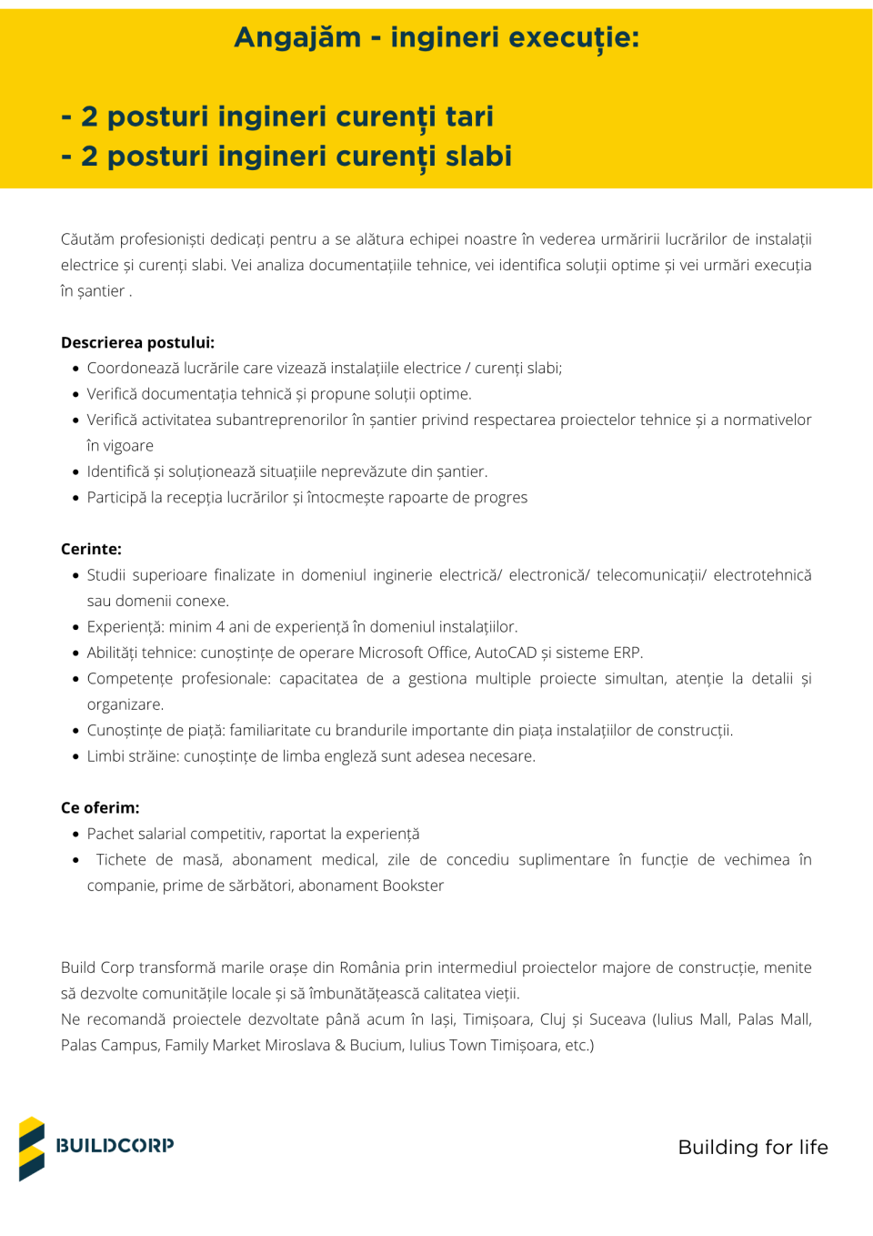 Inginer executie electrice