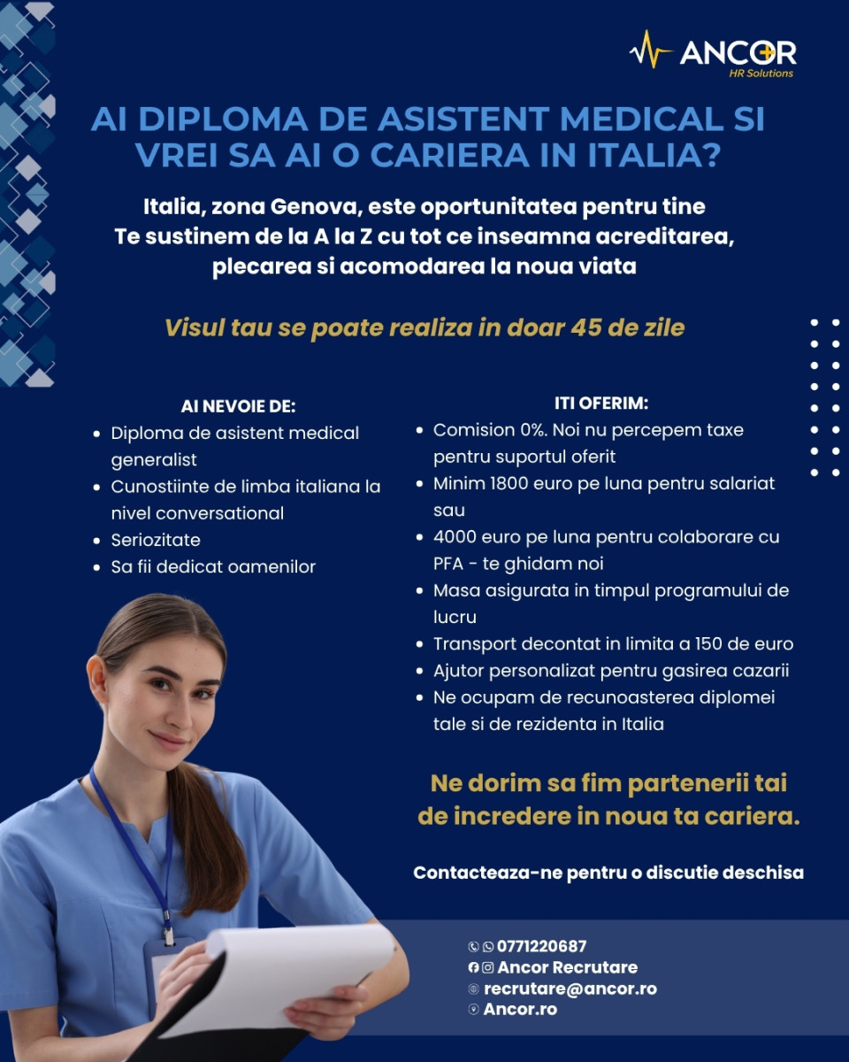 ASISTENTI MEDICALI ITALIA - GENOVA