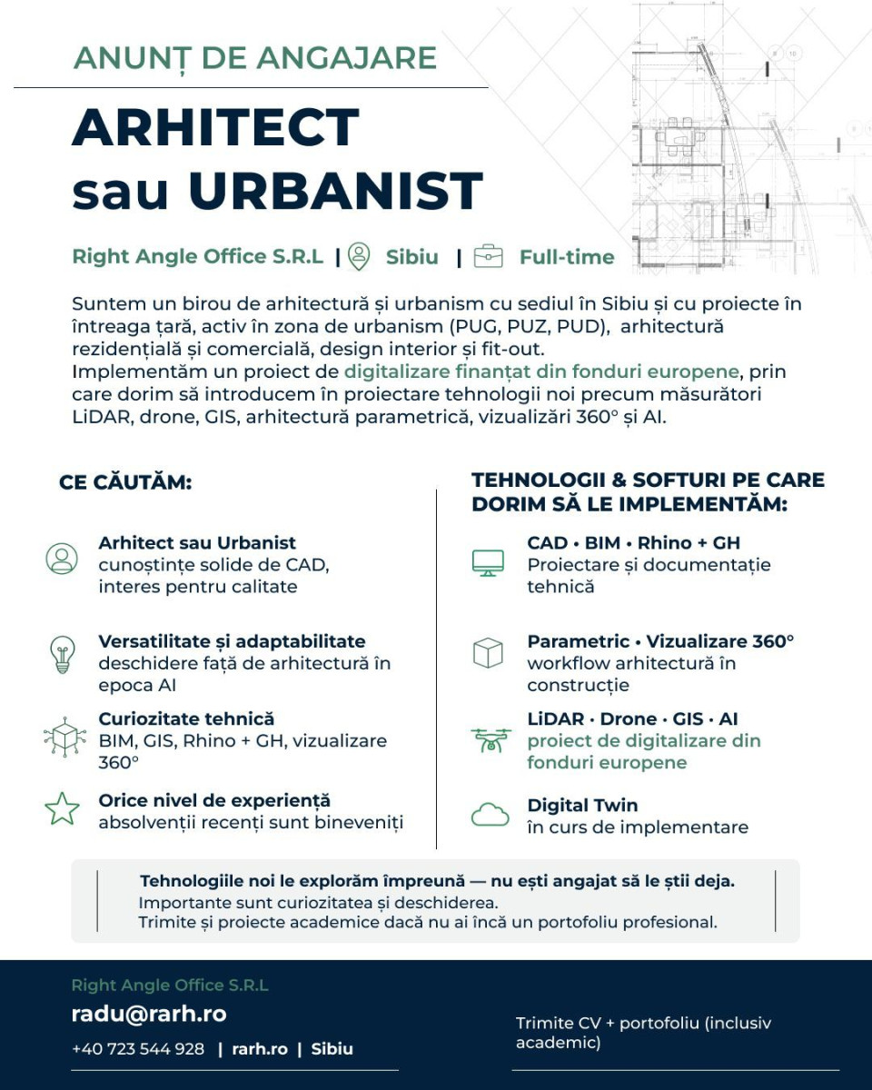 Arhitect sau Urbanist