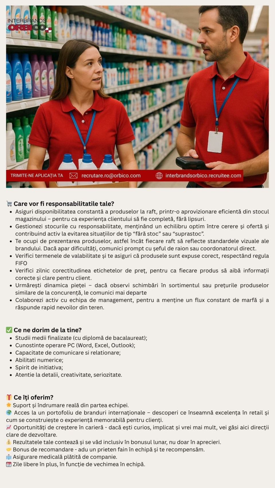 Merchandiser - P&G - Constanta