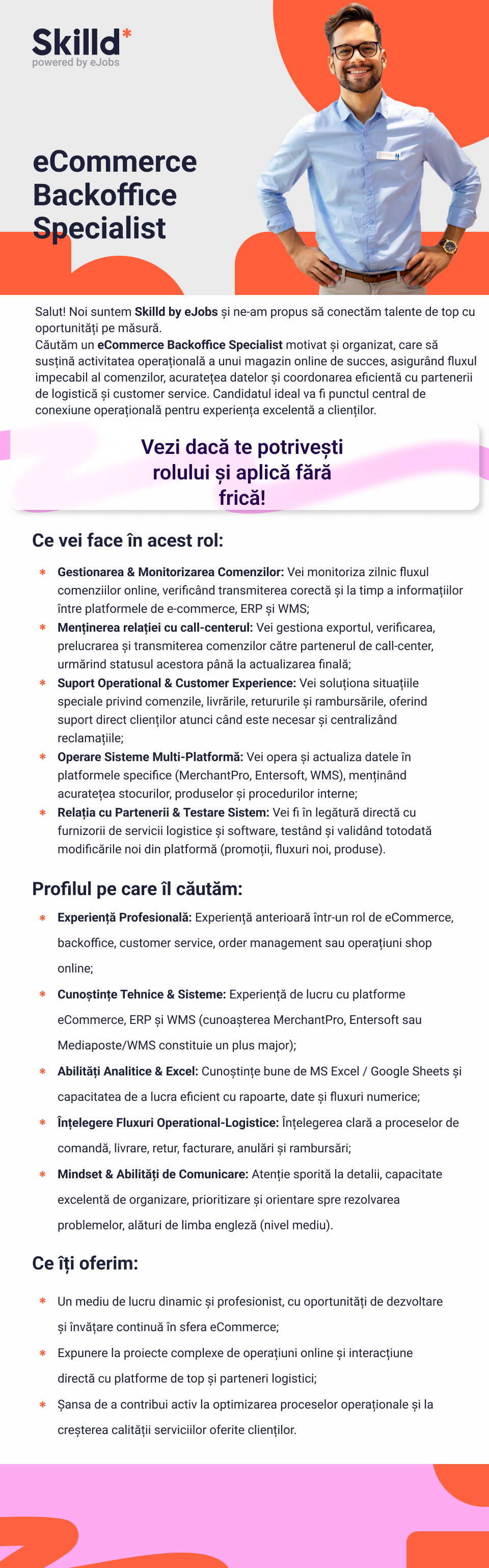 eCommerce Backoffice Specialist