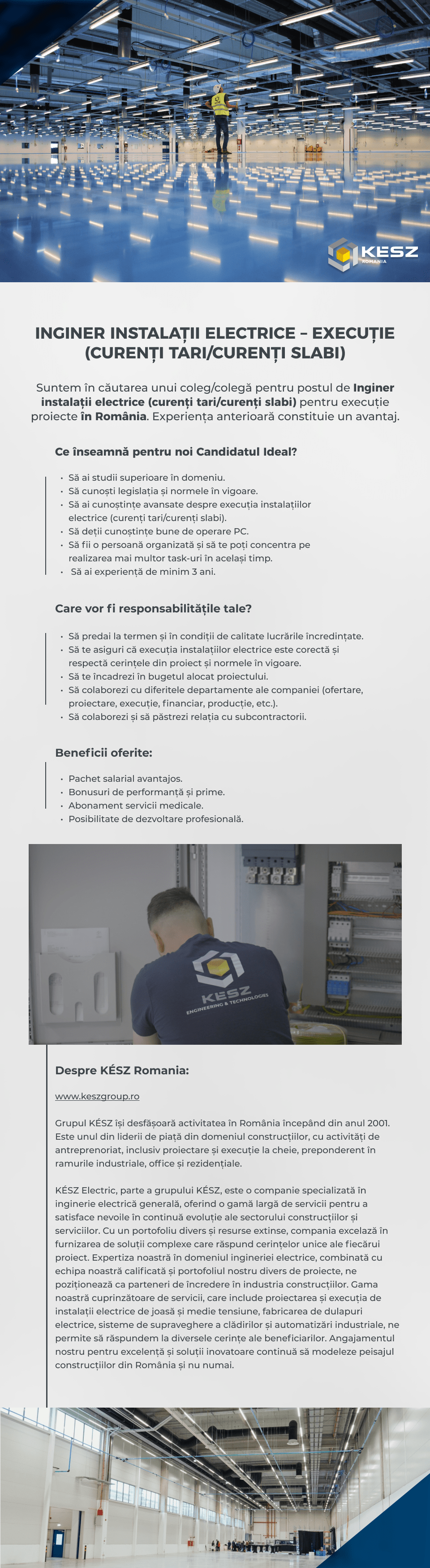 Sef de Santier – Instalatii Electrice – Timisoara
