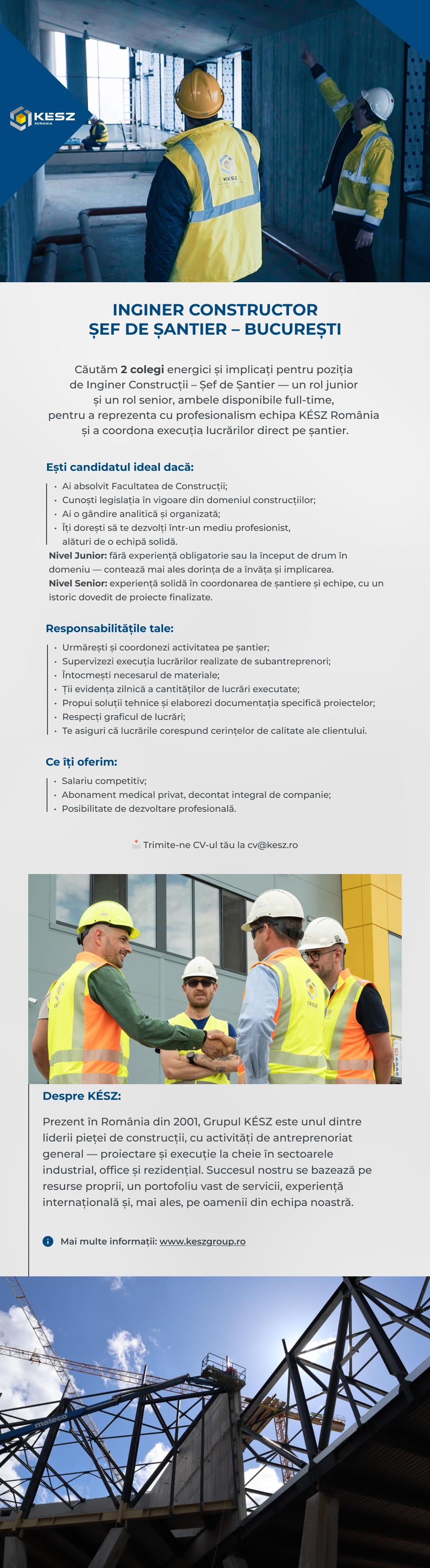 INGINER CONSTRUCTOR BUCURESTI