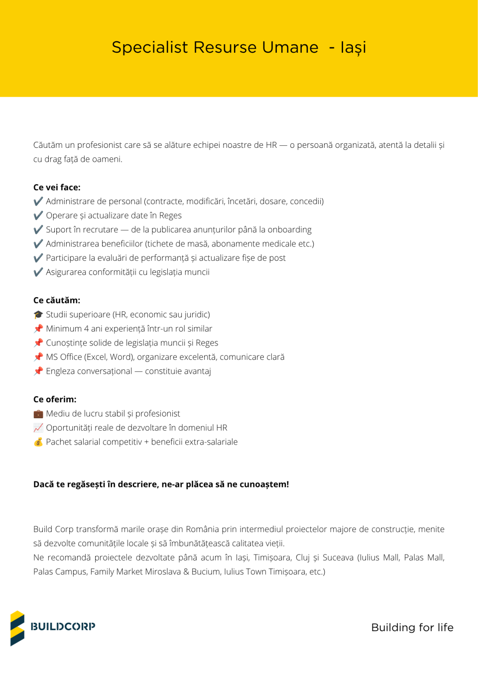 Specialist Resurse Umane