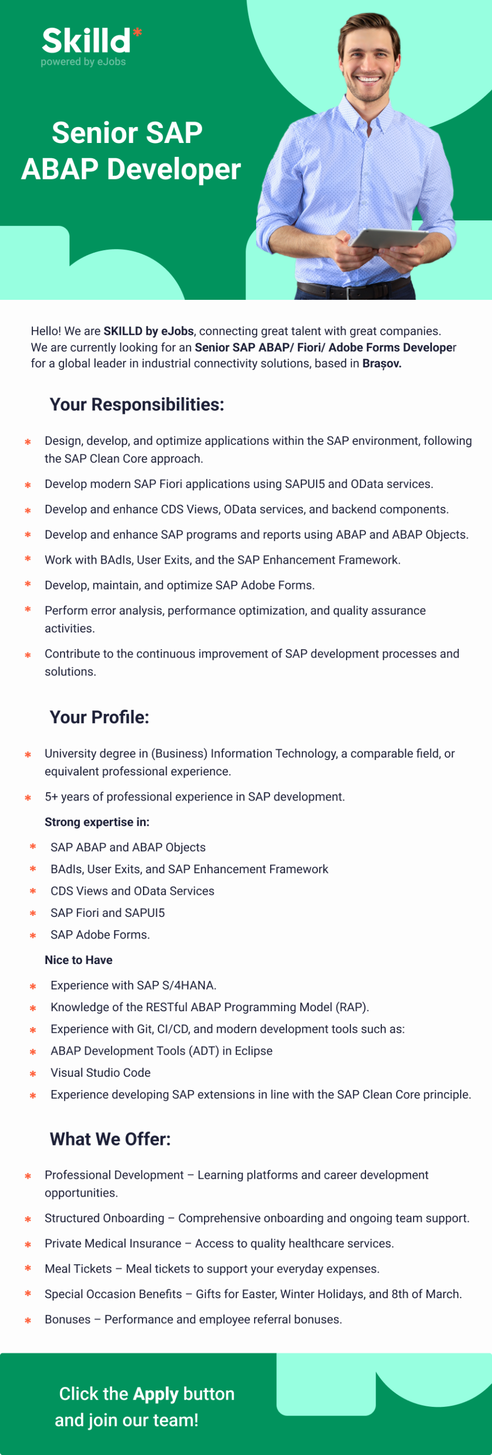 Senior SAP ABAP Developer